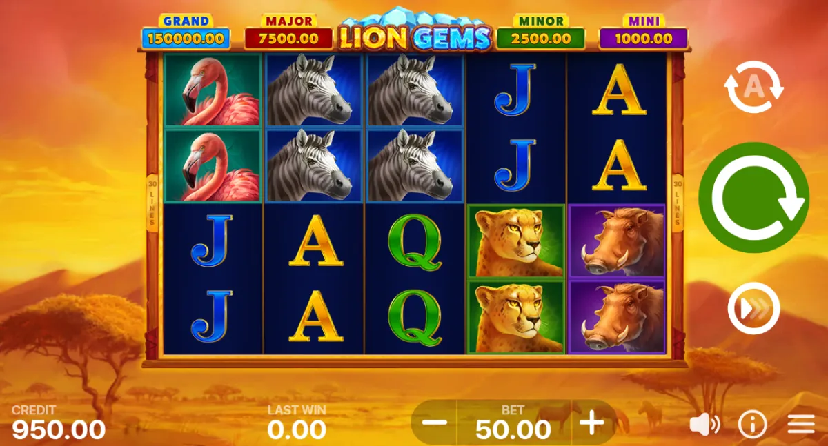 Lion Gems: Hold and Win
